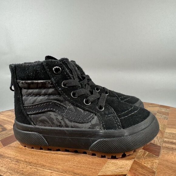 Vans Toddler SK8-Hi Zip Mte-1 Sneakers Black Kid's Toddler US 5C - Picture 1 of 6